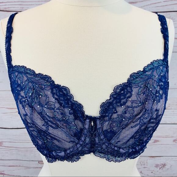 Victoria's Secret Other - Victoria's Secret iridescent lace unlined demi